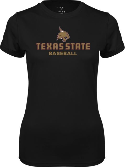 Texas State Ladies Syntrel Performance Tee Baseball - ONLINE ONLY