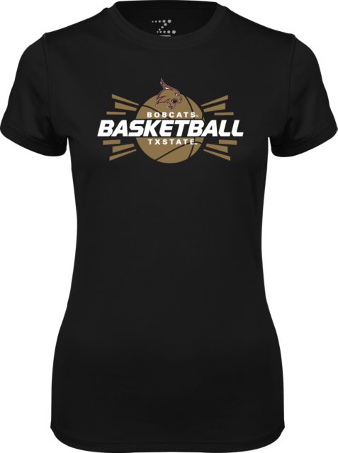 Texas State Ladies Syntrel Performance Tee Bobcats Basketball - ONLINE ONLY