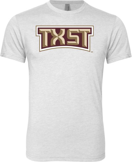 Texas State Next Level Tri Blend Crew TXST Texas State - ONLINE ONLY