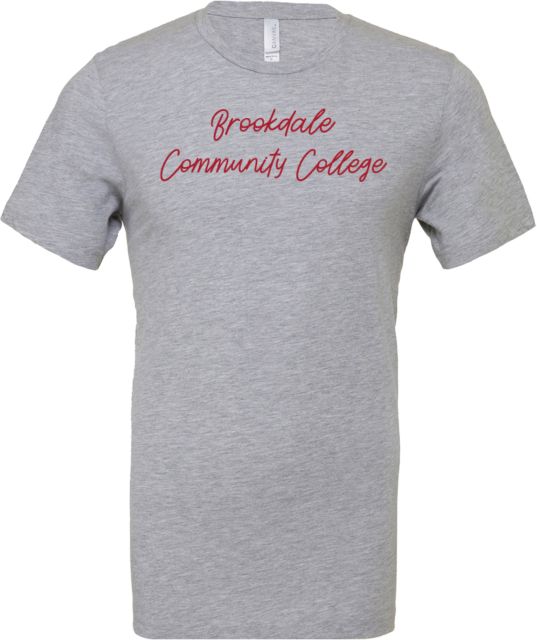 Brookdale Bella + Canvas CVC T Shirt Brookdale Community College Script - ONLINE ONLY