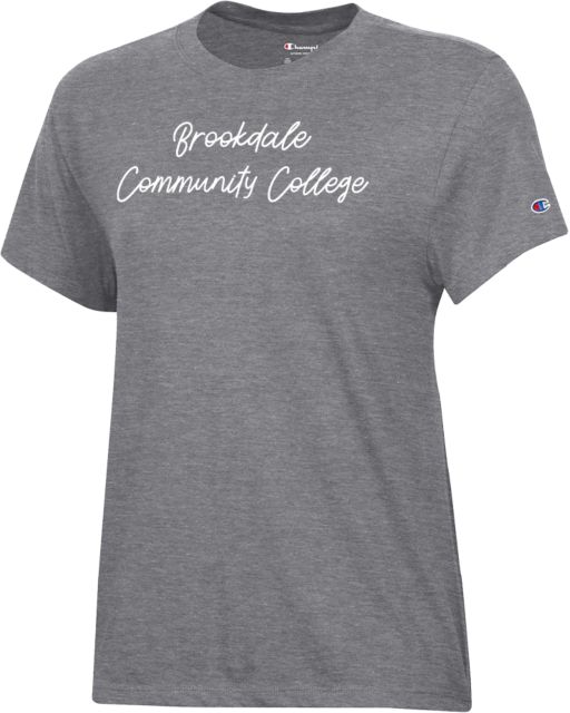 Brookdale Champion Womens Core Short Sleeve Tee Brookdale Community College Script - ONLINE ONLY