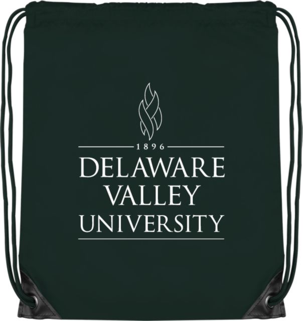 Delaware Valley Drawstring Backpack Inst. Wordmark - ONLINE ONLY