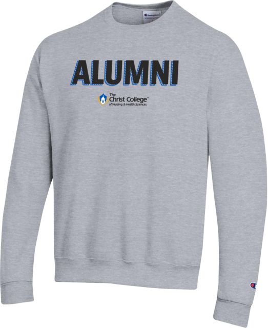 Christ College Champion Fleece Crew Alumni Stripe Christ College - ONLINE ONLY