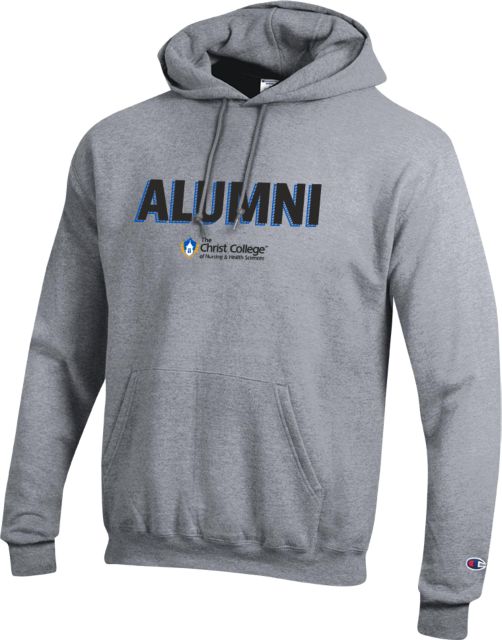 Christ College Champion Fleece Hoodie Alumni Stripe Christ College - ONLINE ONLY