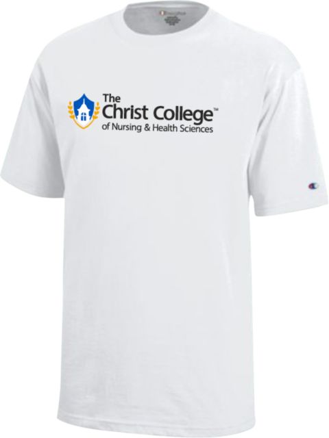 Christ College Youth Champion Short Sleeve Tee Christ College Primary Horizontal Mark - ONLINE ONLY