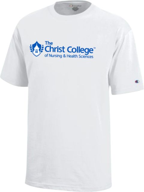 Christ College Youth Champion Short Sleeve Tee Christ College Primary Horizontal Mark - ONLINE ONLY