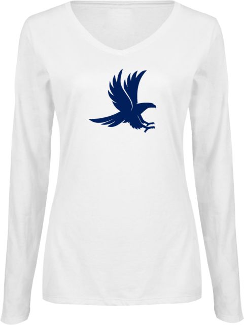 Gavilan Womens Long Sleeve V Neck Tee Gavilan College Icon - ONLINE ONLY