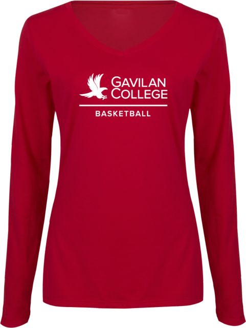 Gavilan Womens Long Sleeve V Neck Tee  Gavilan College Basketball - ONLINE ONLY