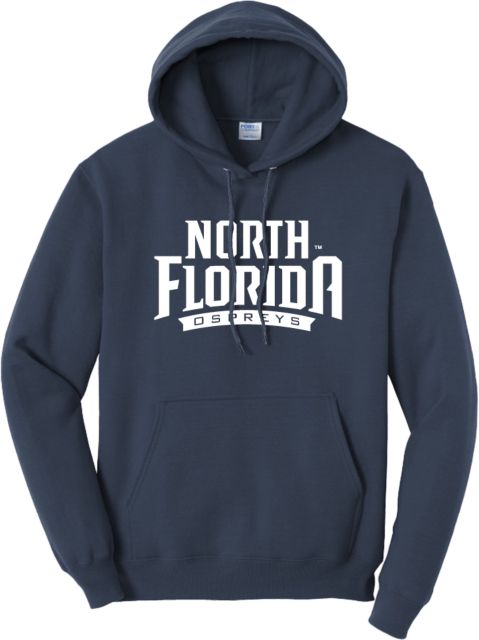 North Florida Tall Fleece Hoodie UNF Primary Mark - ONLINE ONLY