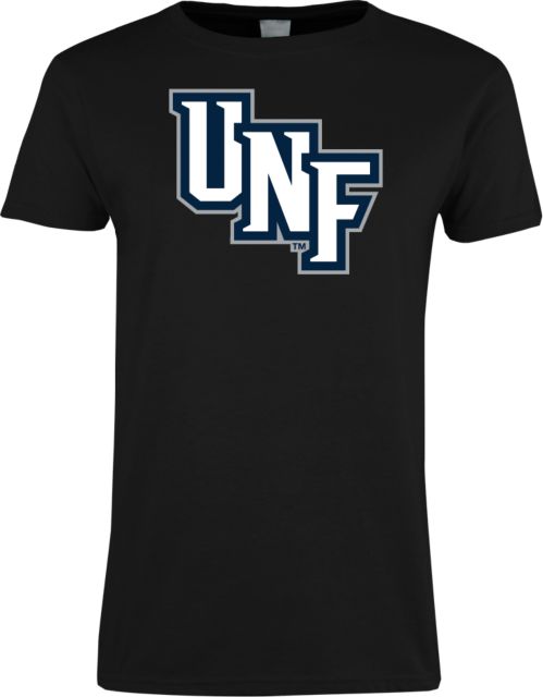North Florida Womens Short Sleeve Tee Diagonal UNF Monogram - ONLINE ONLY