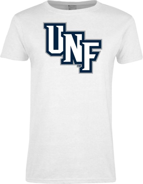 North Florida Womens Short Sleeve Tee Diagonal UNF Monogram - ONLINE ONLY