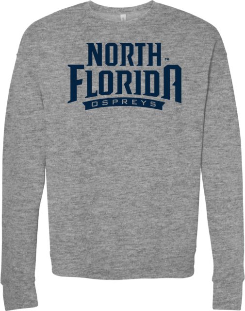 North Florida Bella + Canvas Fleece Crew UNF Primary Mark - ONLINE ONLY