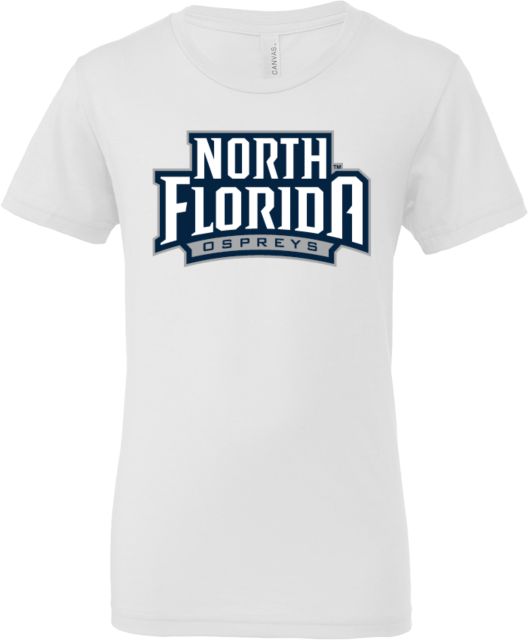 North Florida Bella + Canvas Youth Jersey T Shirt UNF Primary Mark - ONLINE ONLY