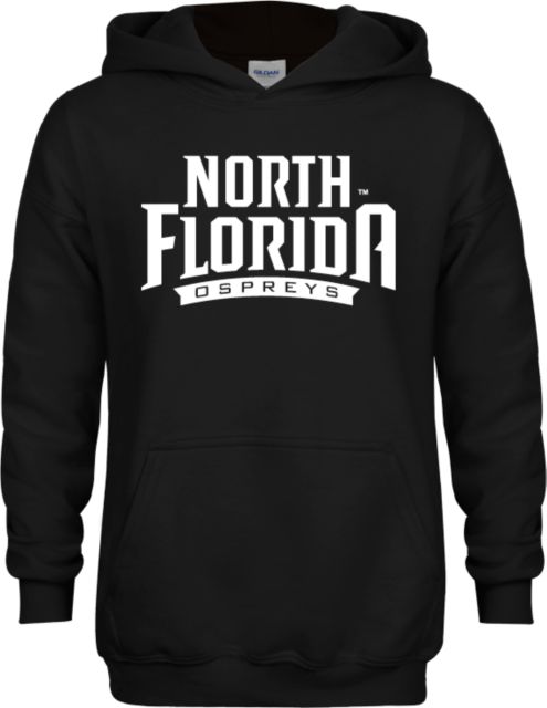North Florida Youth Fleece Hoodie UNF Primary Mark - ONLINE ONLY