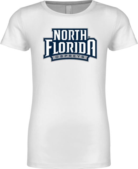 North Florida Next Level Girls Fashion Fit T Shirt UNF Primary Mark - ONLINE ONLY