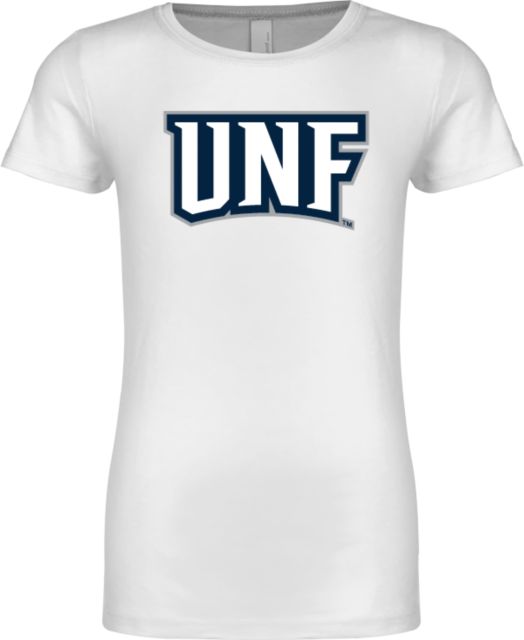 North Florida Next Level Girls Fashion Fit T Shirt UNF Monogram - ONLINE ONLY