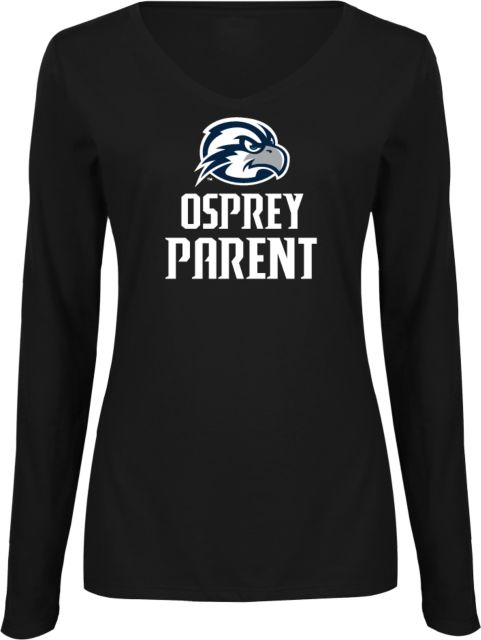 North Florida Womens Long Sleeve V Neck Tee  Osprey Parent - ONLINE ONLY