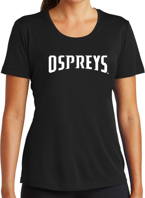 North Florida Womens Performance Tee Ospreys Wordmark - ONLINE ONLY