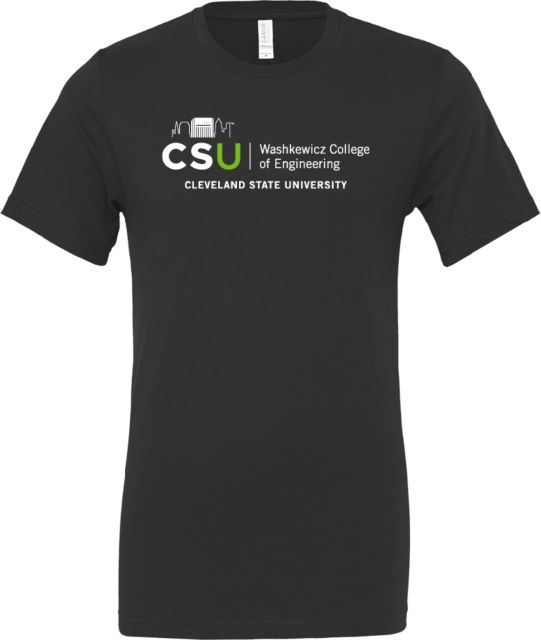Cleveland State Bella + Canvas Jersey Cotton T Shirt CSU College of Engineering - ONLINE ONLY
