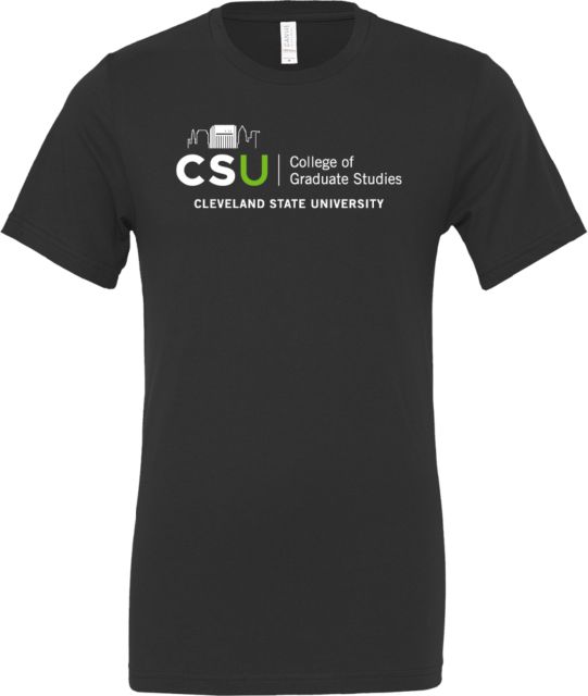 Cleveland State Bella + Canvas Jersey Cotton T Shirt CSU College of Graduate Studies - ONLINE ONLY