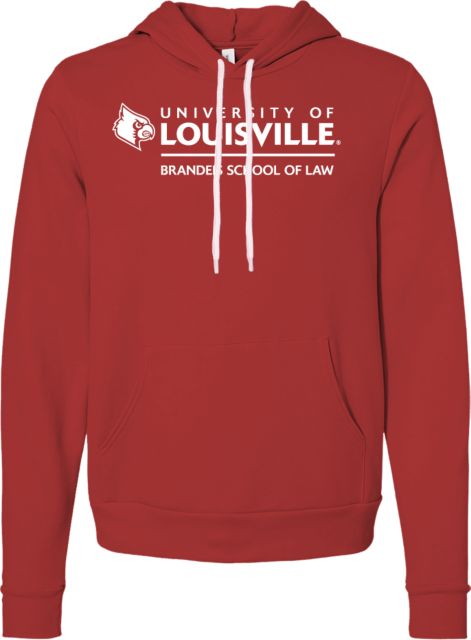 Louisville Bella + Canvas Fleece Hood Brandeis School of Law - ONLINE ONLY