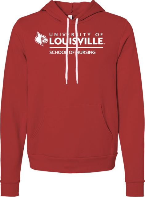 Louisville Bella + Canvas Fleece Hood School of Nursing - ONLINE ONLY