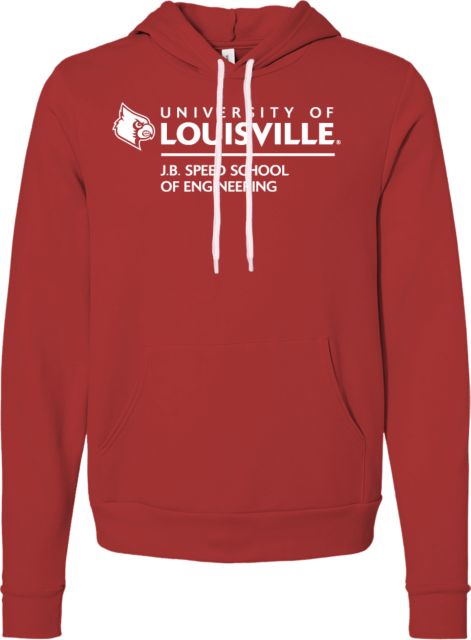 Louisville Bella + Canvas Fleece Hood J.B. Speed School of Engineering - ONLINE ONLY