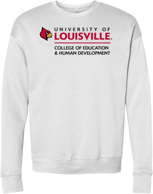 Louisville Bella + Canvas Fleece Crew College of Education and Human Development - ONLINE ONLY