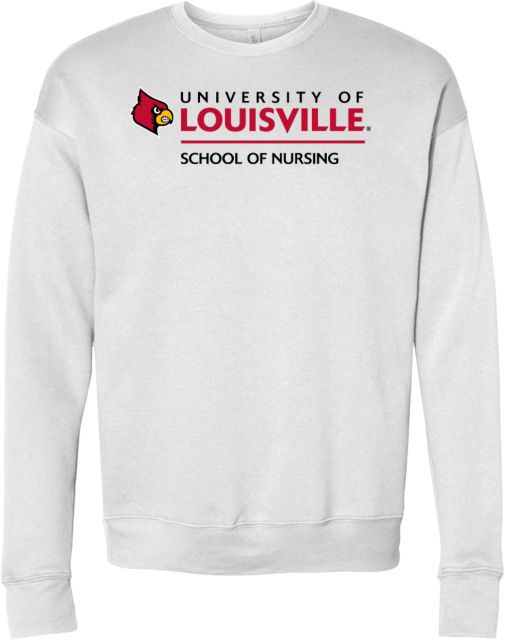 Louisville Bella + Canvas Fleece Crew School of Nursing - ONLINE ONLY