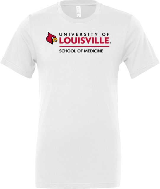 Louisville Bella + Canvas Jersey Cotton T Shirt School of Medicine - ONLINE ONLY