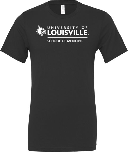 Louisville Bella + Canvas Jersey Cotton T Shirt School of Medicine - ONLINE ONLY