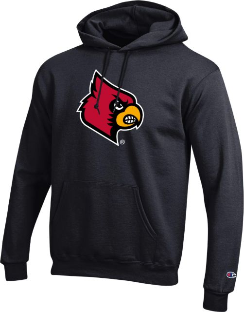 Champion Heathered Gray Louisville Cardinals Vault Logo Reverse Weave Pullover  Sweatshirt for Men