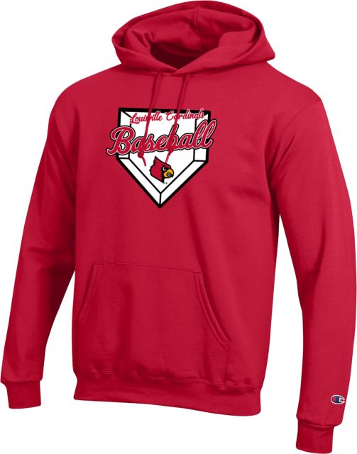 Louisville Champion Fleece Hoodie Baseball Home Plate - ONLINE ONLY