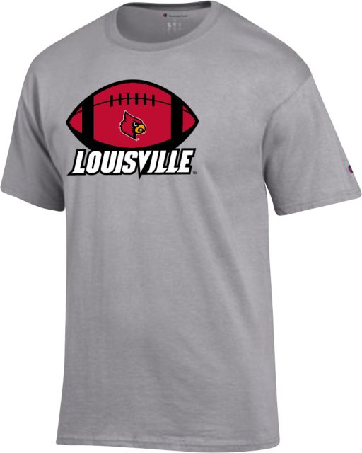 Louisville Champion T Shirt Louisville Football - ONLINE ONLY