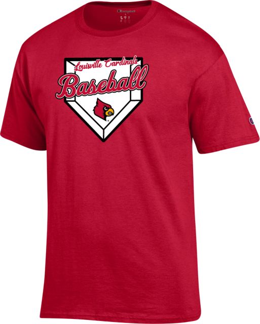 Louisville Champion T Shirt Baseball Home Plate - ONLINE ONLY