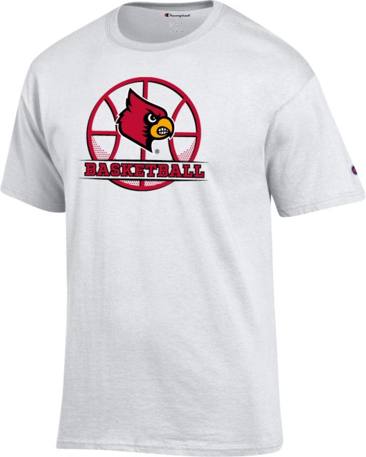 Louisville Champion T Shirt Halftone Basketball - ONLINE ONLY