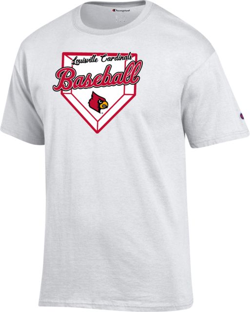 Louisville Champion T Shirt Baseball Home Plate - ONLINE ONLY