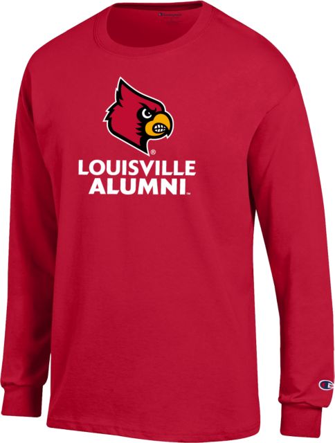 Louisville Champion Long Sleeve T Shirt Helmet Mark | White | 3XLarge