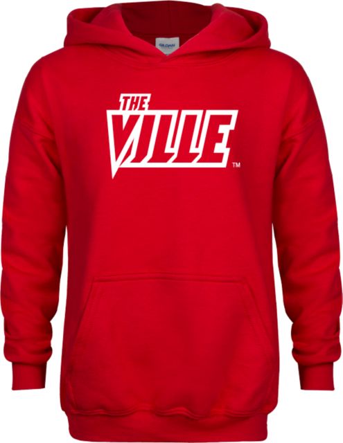 Louisville Youth Fleece Hoodie The Ville Stacked - ONLINE ONLY