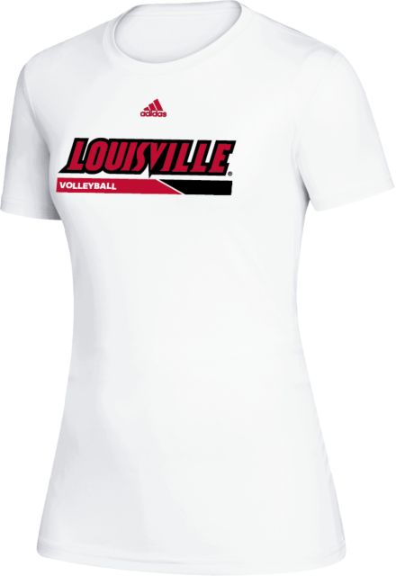 Louisville Cardinals Adidas Womens T Shirt S Small Black NCAA Sports  Football