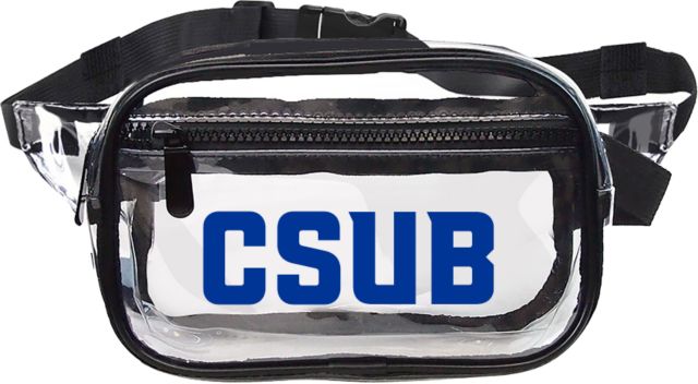 Cal State Bakersfield Clear Fanny Pack CSUB Wordmark - ONLINE ONLY