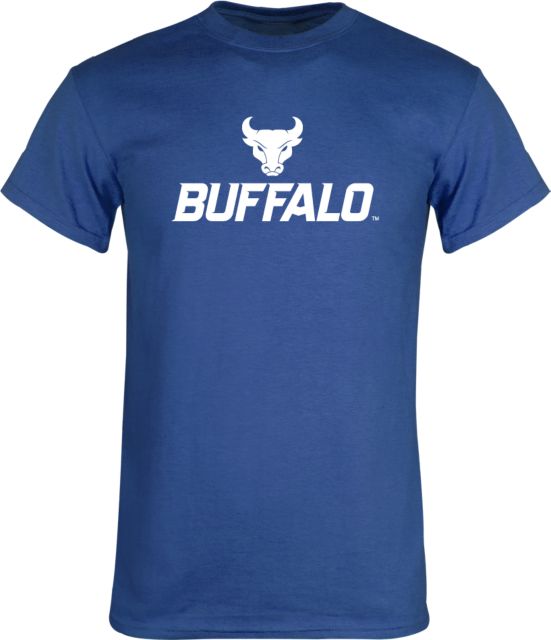 Buffalo T Shirt Primary Athletic Mark Stacked - ONLINE ONLY
