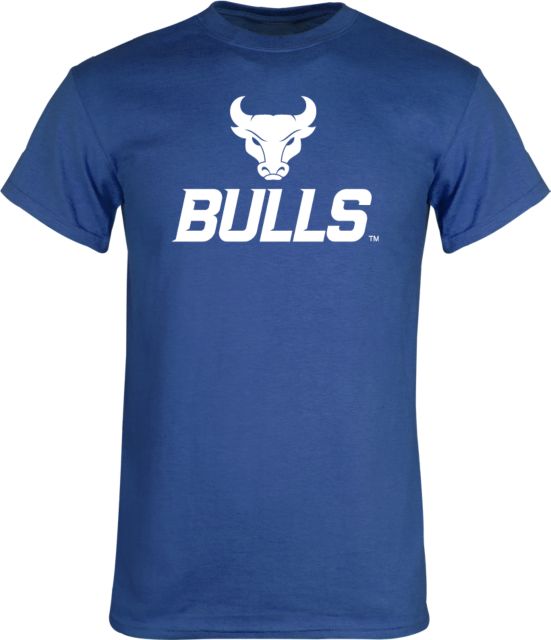 Buffalo T Shirt Secondary Athletic Mark Bulls Stacked - ONLINE ONLY