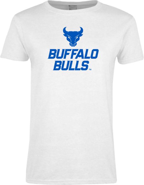 Buffalo Womens Short Sleeve Tee Secondary Athletic Mark Stacked - ONLINE ONLY