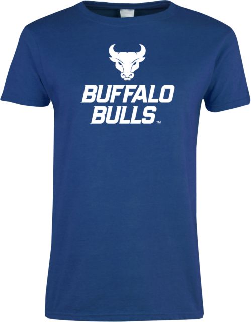 Buffalo Womens Short Sleeve Tee Secondary Athletic Mark Stacked - ONLINE ONLY