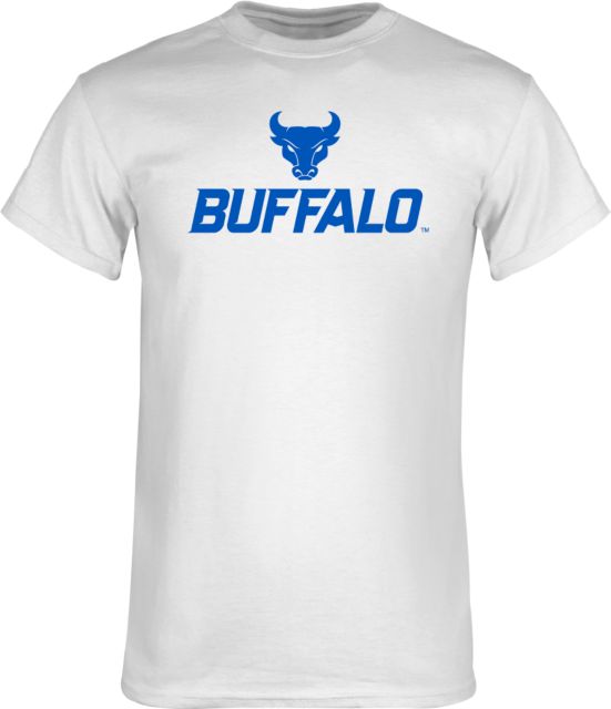 Buffalo T Shirt Primary Athletic Mark Stacked - ONLINE ONLY