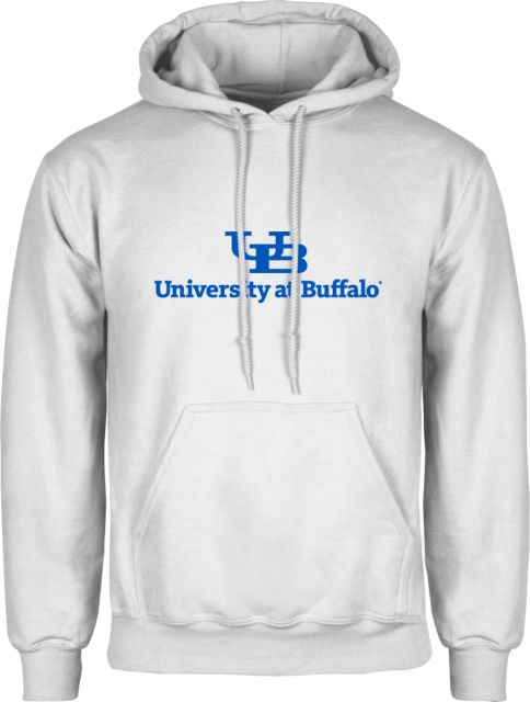 W Republic SUNY University at Buffalo Bulls Script Crewneck Pullover Sweatshirt Sweater Black, Heather Grey / XX-Large
