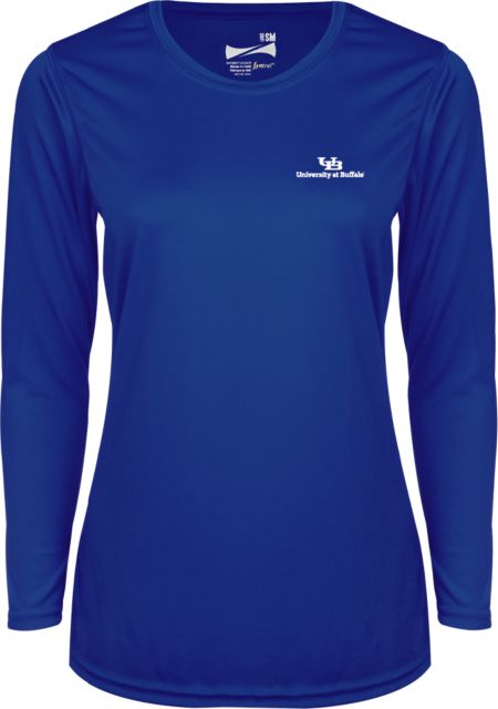 Buffalo Womens Performance Long Sleeve Shirt Primary Lock Up - ONLINE ONLY