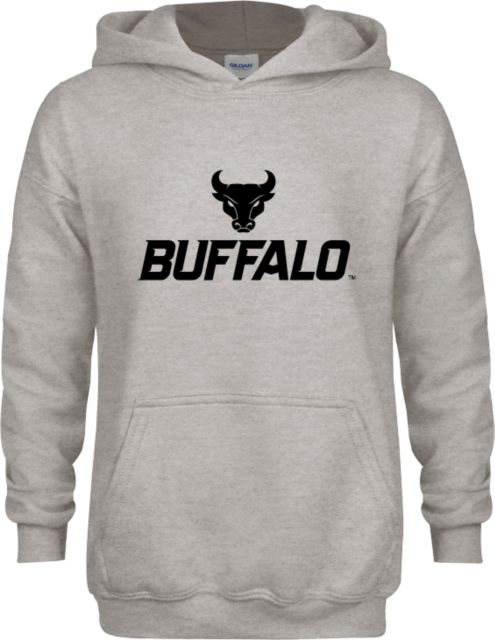 Buffalo Youth Fleece Hood Primary Athletic Mark Stacked - ONLINE ONLY