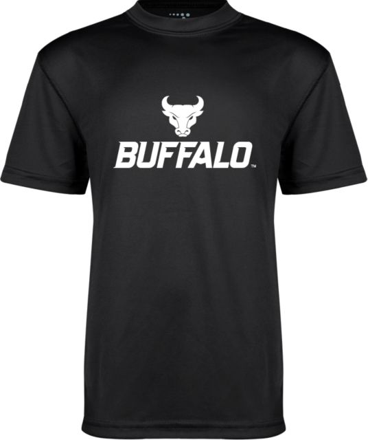 Buffalo Youth Performance Tee Primary Athletic Mark Stacked - ONLINE ONLY